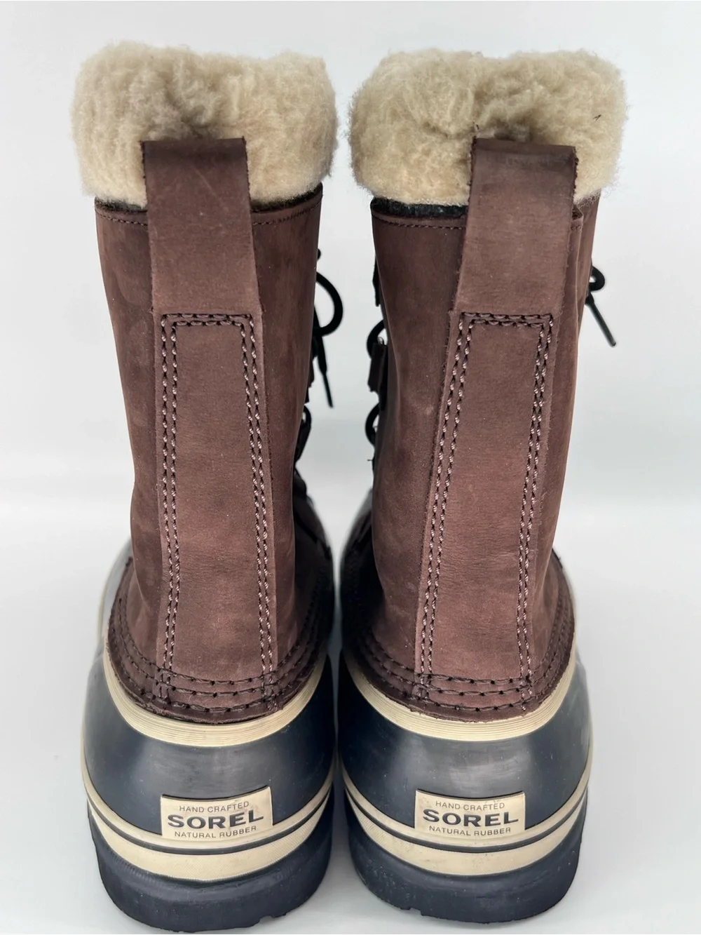 SOREL Men's Caribou Winter Boots Sz 11 Brown Winter Waterproof Outdoors